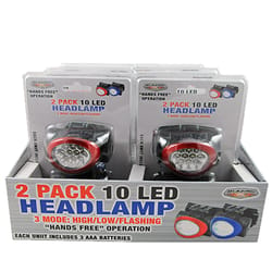 Blazing LEDz 80 lm Assorted LED Head Lamp AAA Battery