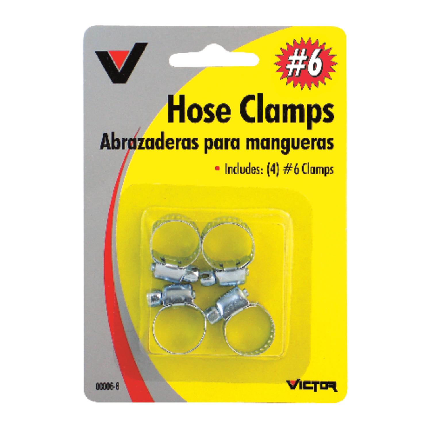 UPC 077231000062 product image for Victor 1/4 In. 7/8 In. 4 / Carded Hose Clamp (22-5-00006-8) | upcitemdb.com