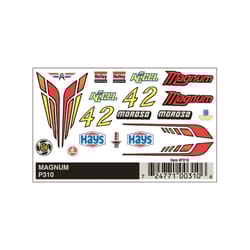 PineCar Dry Transfer Decal Multicolored