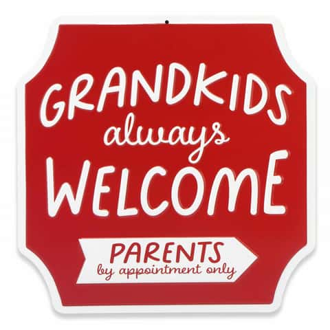 Open Road Brands Grandkids Always Welcome Sign Metal 1 pk - Ace Hardware