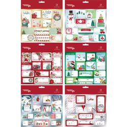 Paper Images Assorted Christmas Peel and Stick Gift Tags