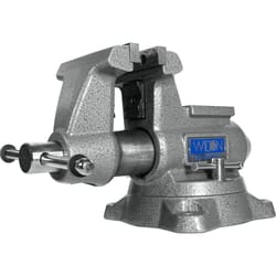 Wilton 4.5 in. Ductile Iron Mechanics Pro Bench Vise 360 deg Swivel Base