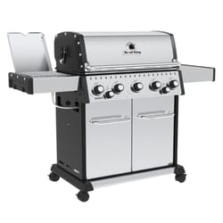 Broil King Baron S 590 Pro Infrared 5 Burner Natural Gas Grill Silver