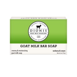 Dionis Goat Milk Skincare Verbena & Cream Scent Soap Bar 6 oz 1 pk