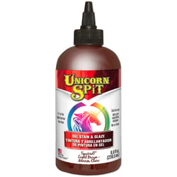 Unicorn Spit Flat Light Brown Gel Stain and Glaze Exterior and Interior 8 oz