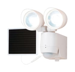 All-Pro Motion-Sensing Solar Powered LED White Entry Light