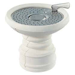 PlumbCraft Female Thread 13/16 in. White Screw-On Aerator With Spray