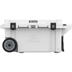 Pelican Elite White 80 qt Roller Cooler