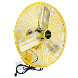 Stanley 26 in. H X 24 in. D 3 speed Oscillating Wall Mount Fan