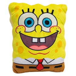 Buckle-Down Nickelodeon Multicolored Plush SpongeBob SquarePants Squeaky Dog Toy 1 pk