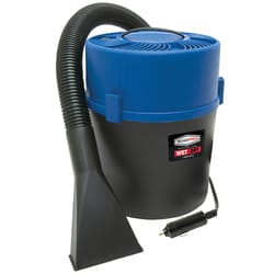 RoadPro 12 V Black/Blue Canister Vacuum 1 pk