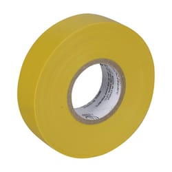 Duck Professional Grade 3/4 in. W X 66 ft. L Yellow Vinyl Electrical Tape