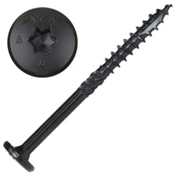 Screw Products NOVA #16 in. X 3.5 in. L Star Black Steel Lag Screw 100 pk