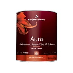 Benjamin Moore Aura Satin Base 4 Paint and Primer Interior 1 qt