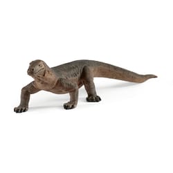 Schleich Wild Life Komodo Dragon Toy Black/Beige