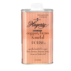 Hagerty No Scent Brass and Copper Polish 8 oz Liquid