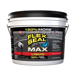 Flex Seal Family of Products Flex Seal MAX Black Liquid Rubber Sealant Coating 2.5 gal