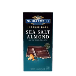 Ghirardelli Almond/Dark Chocolate/Sea Salt Chocolate Bar 3.5 oz