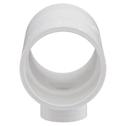 Charlotte Pipe 2 in. Slip X 2 in. D Slip PVC Reducing Tee 1 pk