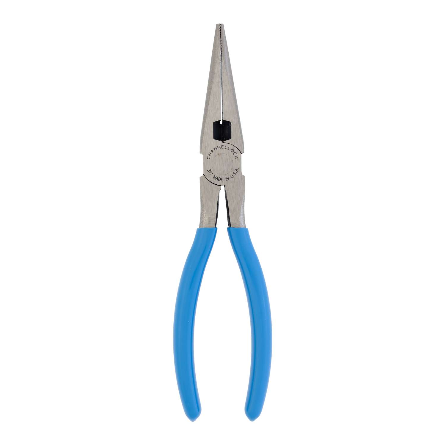 Pliers set, carbon steel and vinyl, blue, 3- to 4-inch mini with 8