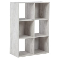 Signature Design by Ashley Paxberry 35.43 in. H X 23.74 in. W X 11.81 in. D White Wood Shelf