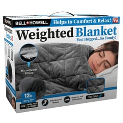Bell + Howell Gray Twin/Full/Queen Weighted Blanket 1 pk