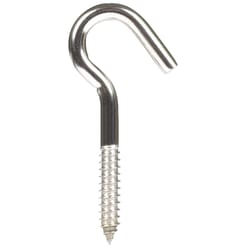 Hampton Small Stainless Steel 4.8125 in. L Clothesline Hook 300 lb 1 pk