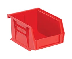 Quantum Storage 4-1/8 in. W X 2-13/16 in. H Tool Storage Bin Polypropylene 1 compartments Red