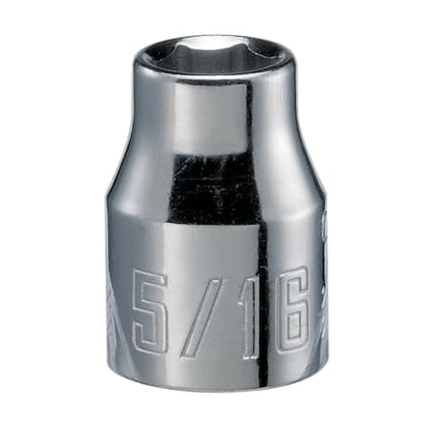 Craftsman SAE 6 Point Shallow Socket - 5/16 in. X 3/8 in. Drive