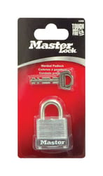 Master Lock 105D 1-1/16 in. H X 1-1/8 in. W Laminated Steel Warded Locking Padlock