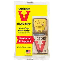 Victor Small Snap Trap For Mice 4 pk