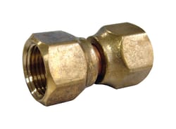 JMF Company 5/8 in. Flare X 1/2 in. D Brass Swivel Connector