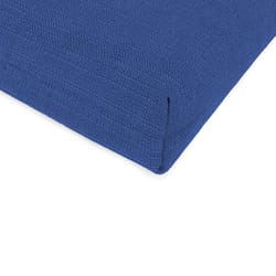 Jordan Manufacturing Blue Polyester Chair Cushion 4 in. H X 22 in. W X 44 in. L