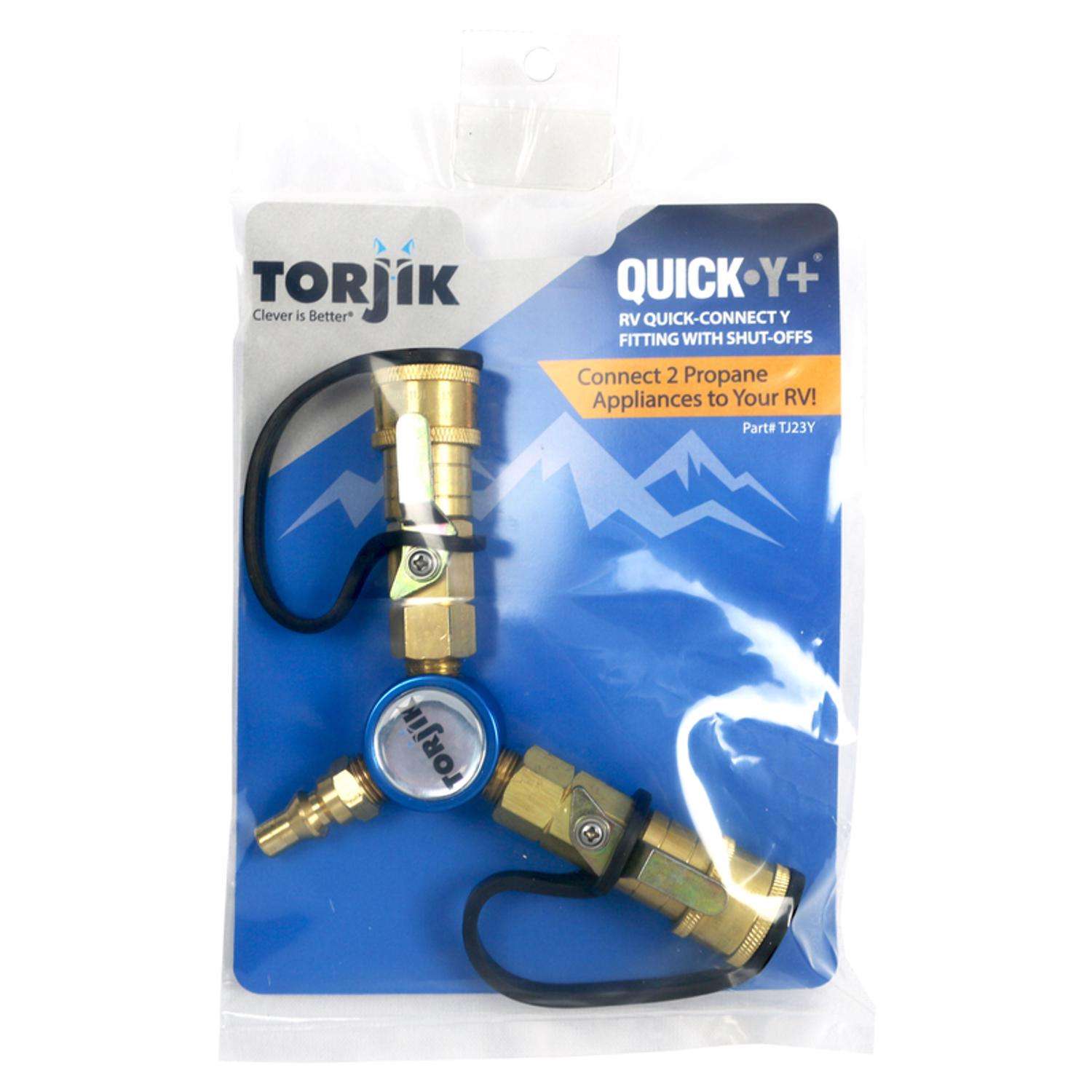 Torjik QUICK Y+ Propane Y Adapter 1 pk Ace Hardware