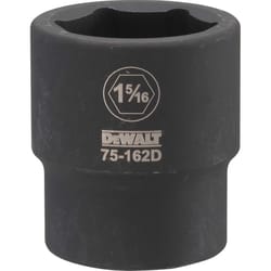 Dewalt 1-5/16 in. X 3/4 in. drive SAE 6 Point Impact Socket 1 pc