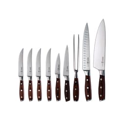 Messermeister Avanta Stainless Steel Wood Block Knife Set 10 pc