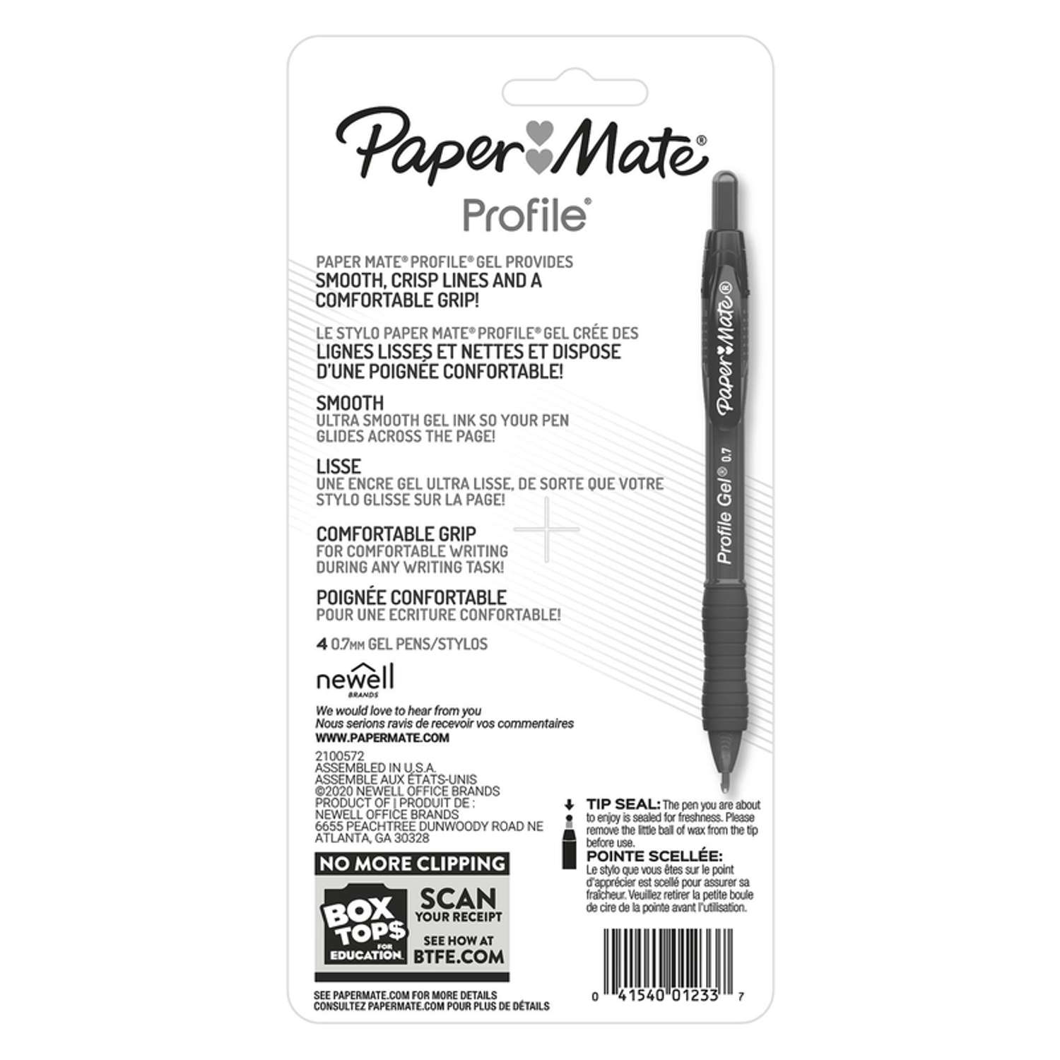 Paper Mate Gel Assorted Retractable Pen pk - Hardware