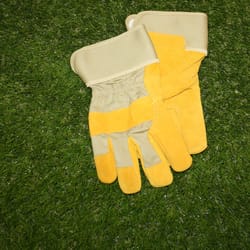 Midwest Quality Gloves M Split Leather Brown/Tan Gloves