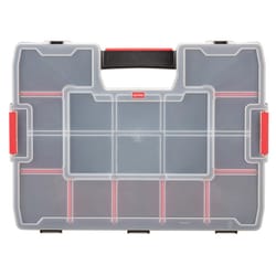 Craftsman 13 in. W X 3.5 in. H X 17.5 in. D Storage Organizer Plastic 15 compartments Black/Red