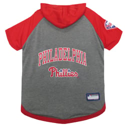 Pets First Team colors Philadelphia Phillies Dog Hoodie Medium
