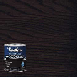 Varathane Semi-Transparent Ebony Water-Based Wood Stain 1 qt