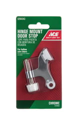 Ace Metal Chrome Silver Hinge Pin Door Stop Mounts to door