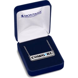 Montana Silversmiths Women's Electric Cowgirl Black/Silver Necklace