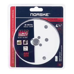 Norske 4-1/4 in. Cobalt Bi-Metal High Speed Steel 4-1/4 in. L Hole Saw