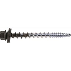 HILLMAN Power Pro No. 10 Ga. X 2 in. L Hex Drive Washer Head Coarse Roofing Screws