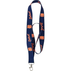 HILLMAN MLB Polyester Blue/Orange Carabiner Clip Lanyard