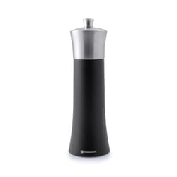 Swissmar Torre Black Stainless Steel/Wood Pepper Mill