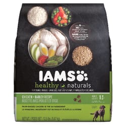 Iams Healthy Naturals Adult Chicken and Barley Recipe Dry Dog Food 12.5 lb