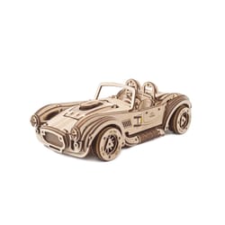 UGears Drift Cobra Racing Car Mechanical Model Kit Tan 370 pc