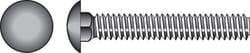 Hillman 5/8 in. X 10 in. L Hot Dipped Galvanized Steel Carriage Bolt 25 pk